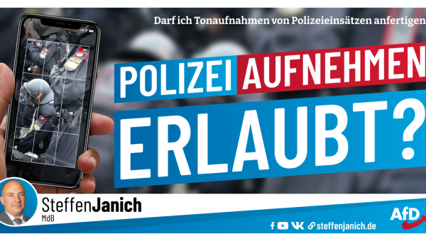 Darf ich Tonaufnahmen von Polizeieinsätzen anfertigen?
