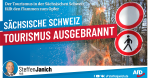 Sächsische Schweiz: Tourismus fällt den Flammen zum Opfer