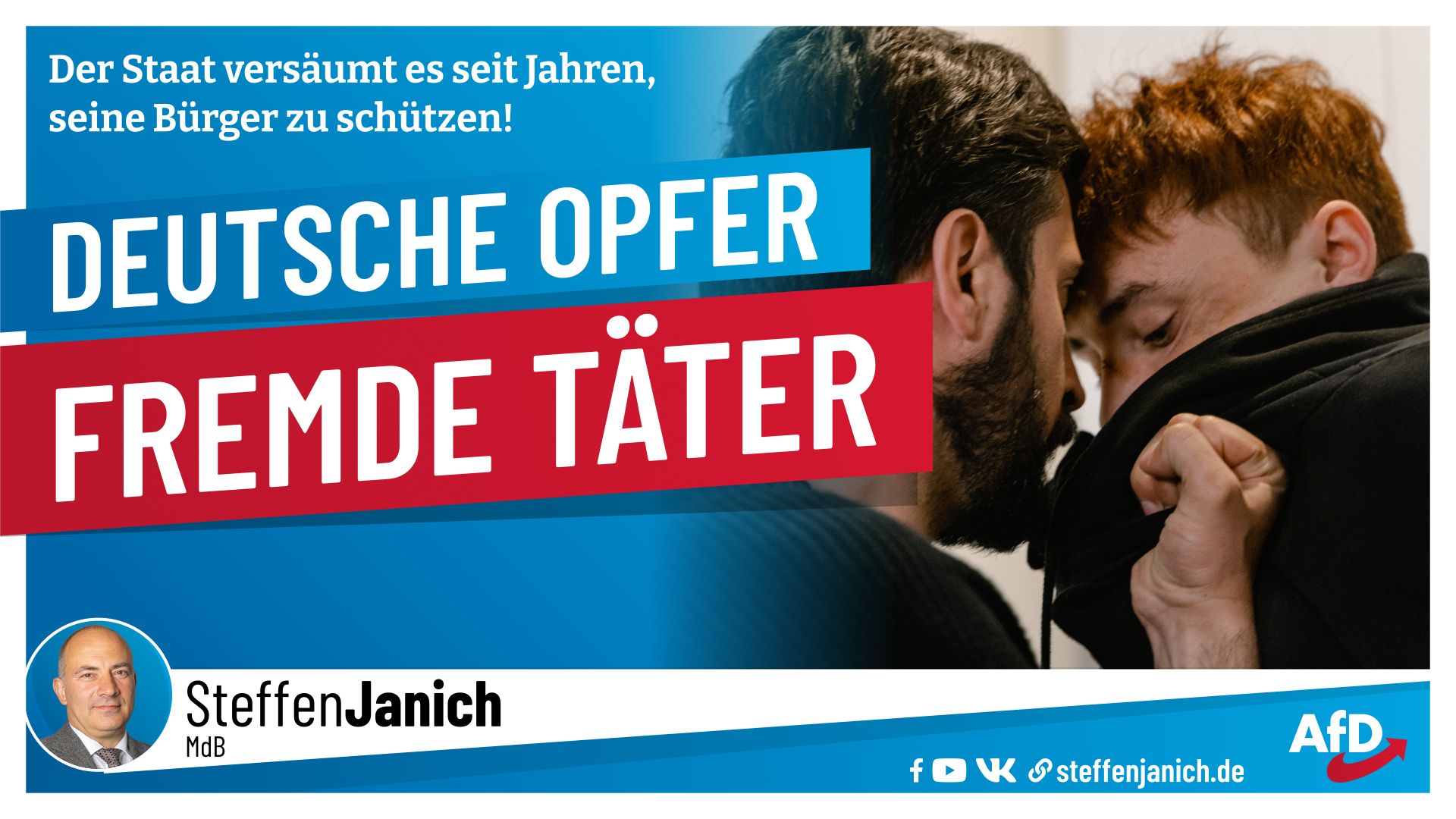 Deutsche Opfer-fremde Täter – hohe Zuwandererkriminalität im Jahr 2021