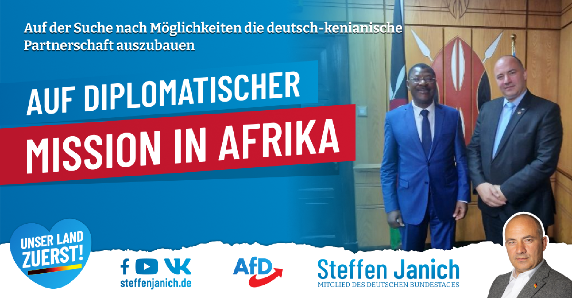 Auf diplomatischer Mission in Afrika