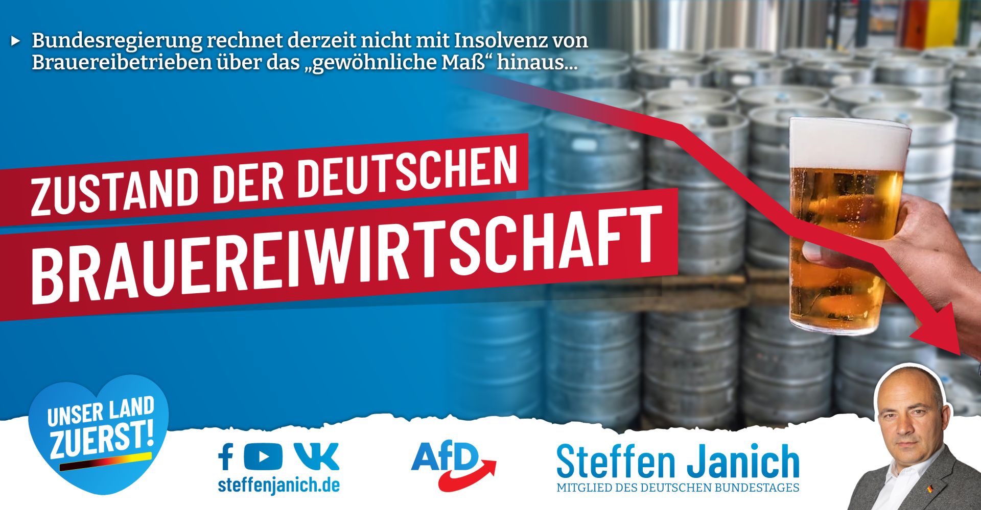 Zustand der deutschen Brauereiwirtschaft bleibt angespannt