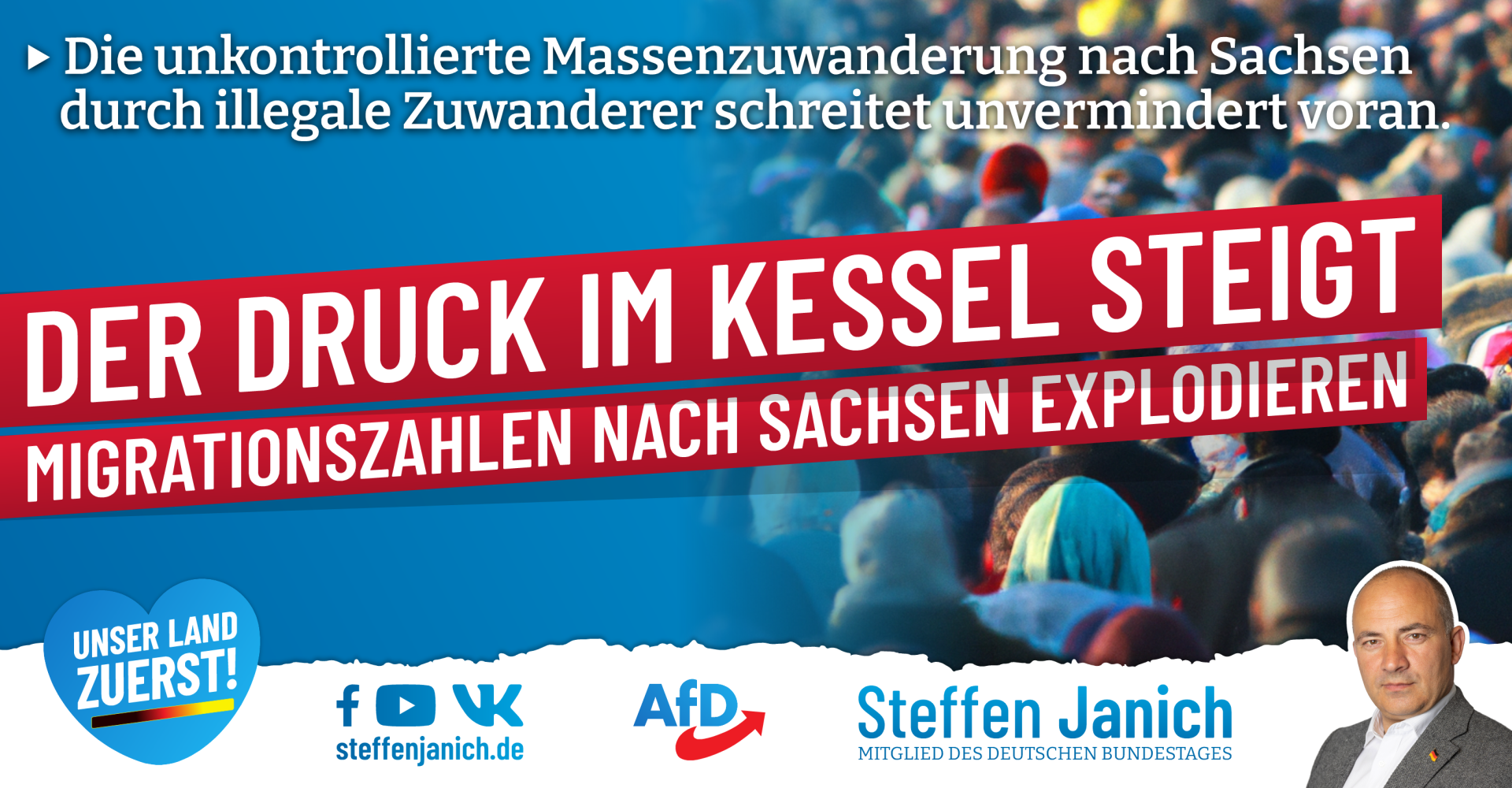 Der Druck im Kessel steigt –Migrationszahlen nach Sachsen explodieren