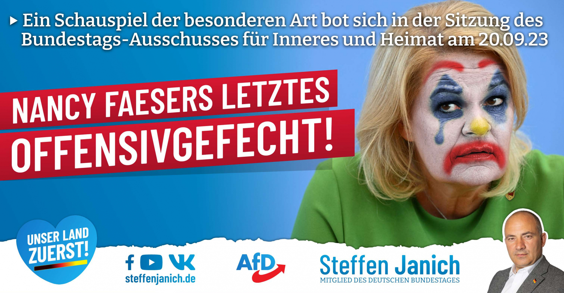 Nancy Faesers letztes Offensivgefecht