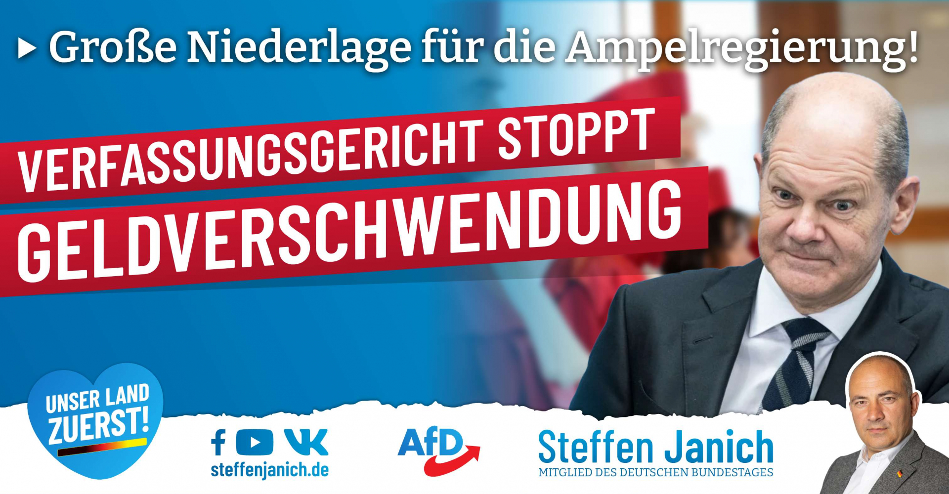 Verfassungsgericht stoppt Geldverschwendung