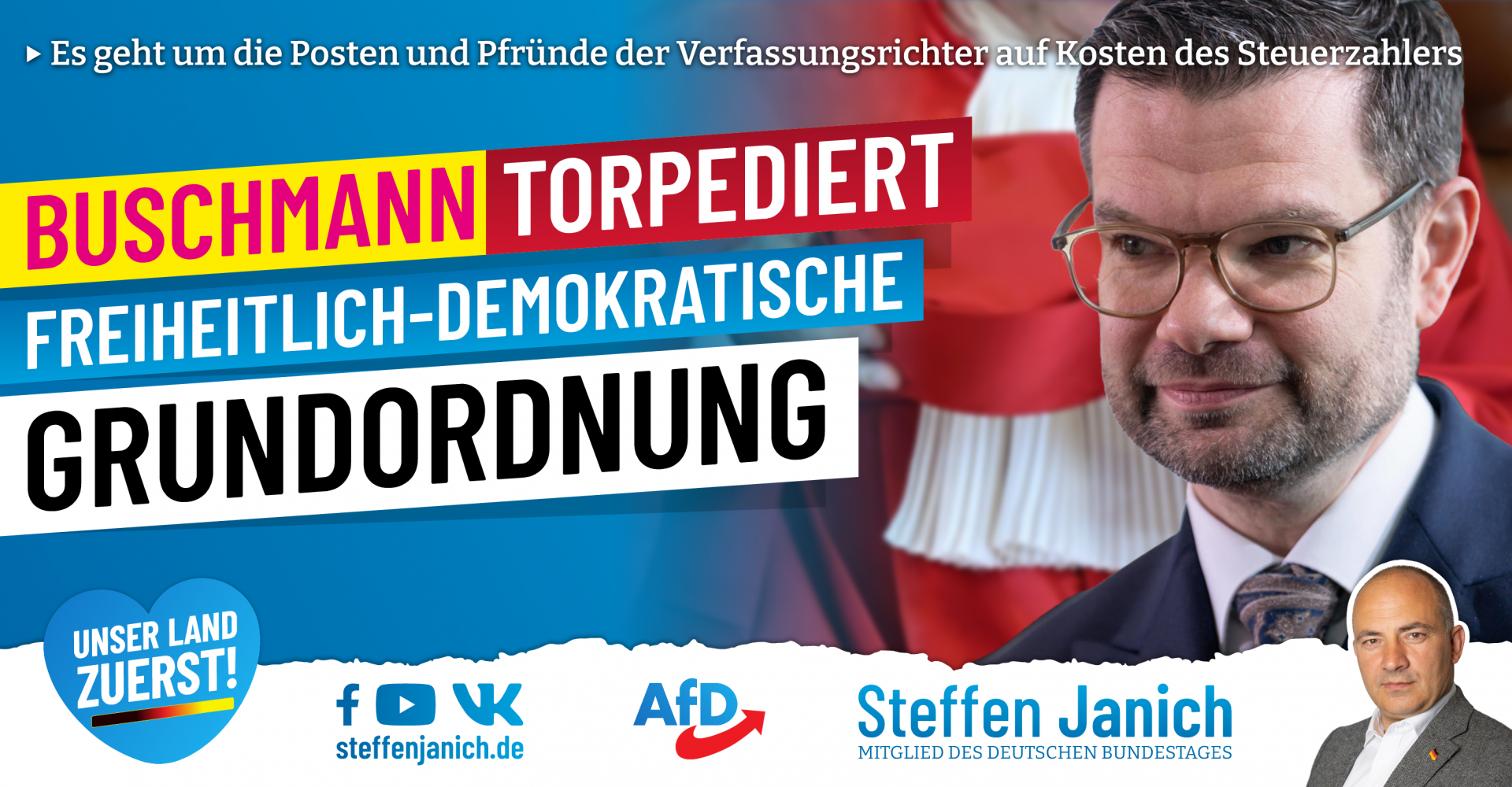 Bundesjustizminister Buschmann torpediert die freiheitlich-demokratische Grundordnung