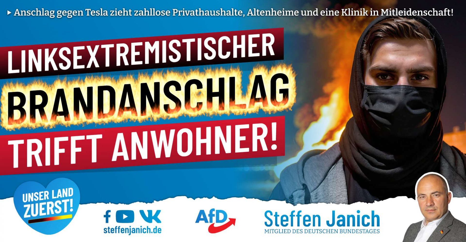 Sicherheitsorgane tappen bei linksextremen Brandstiftern im Dunkeln