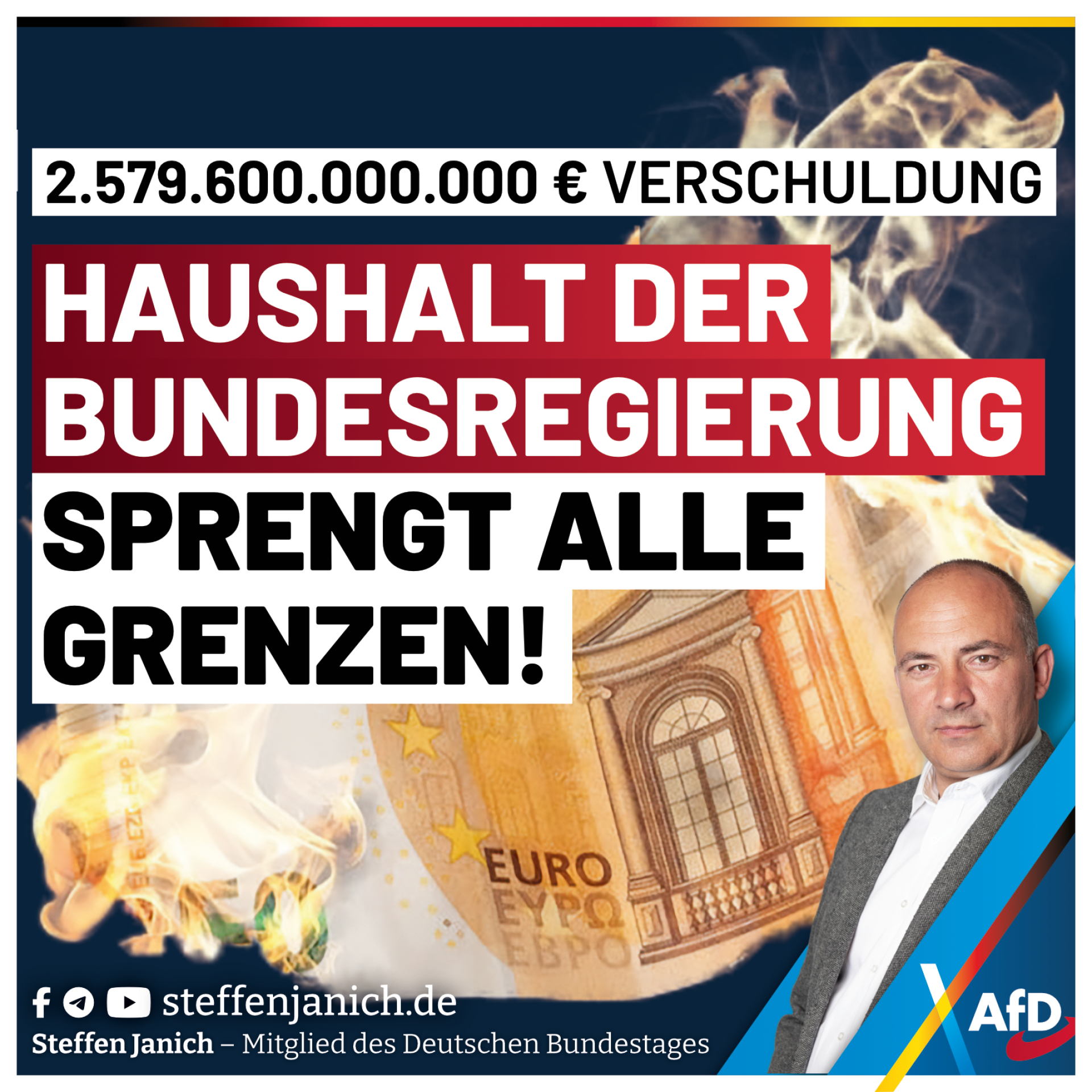 Haushalt der Bundesregierung sprengt alle Grenzen