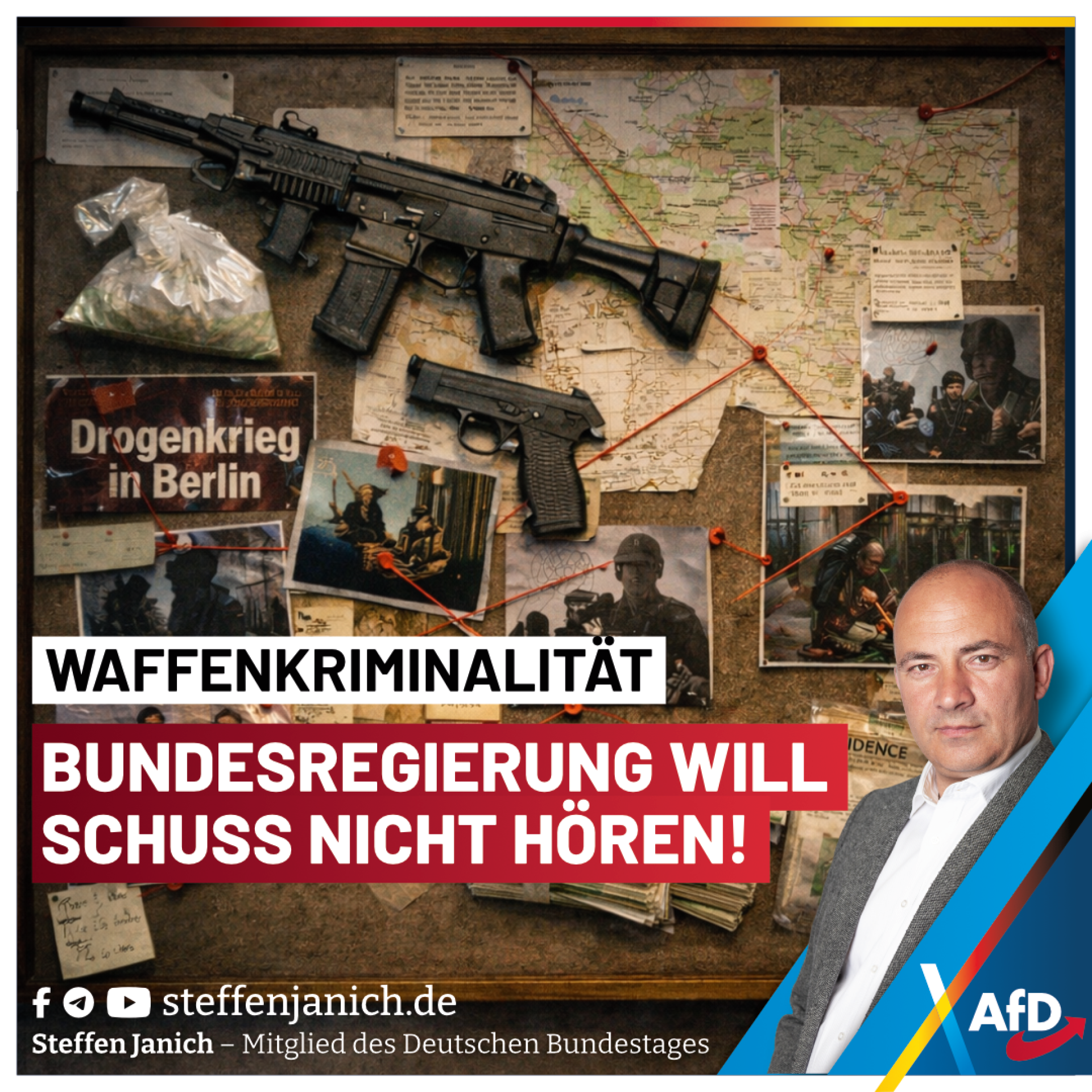 Waffenkriminalität: Bundesregierung will Schuss nicht hören