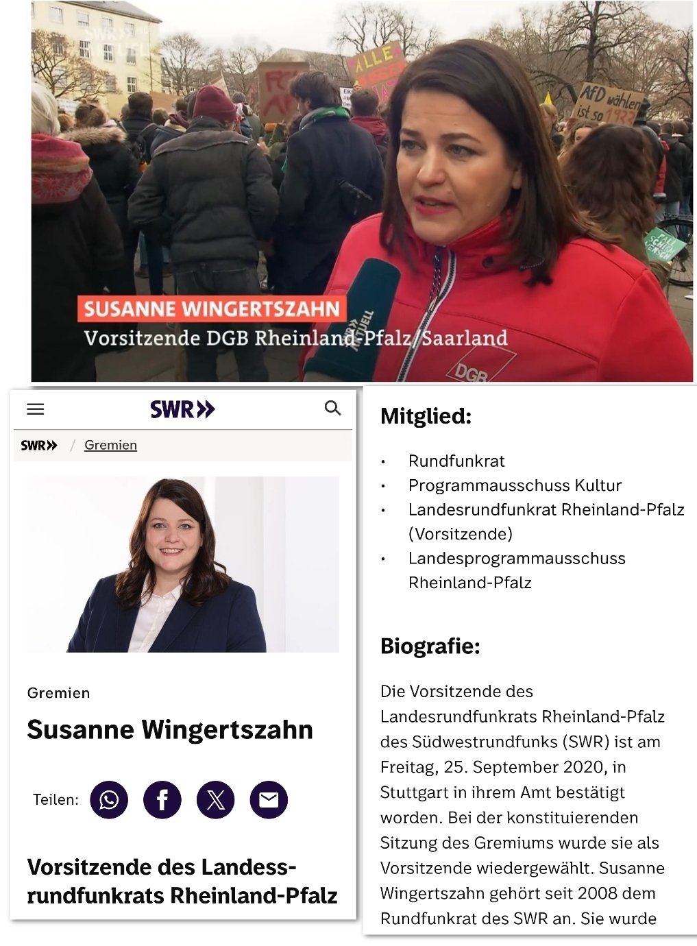 Susanne Wingertszahn - Rundfunkrat SRW Susanne Wingertszahn - Rundfunkrat SRW